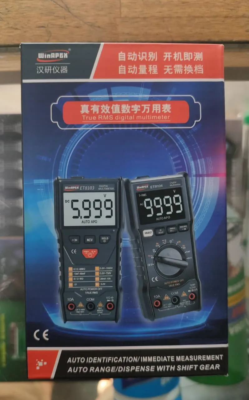 Multimetro Autorango ET8101 - Winapex Tester