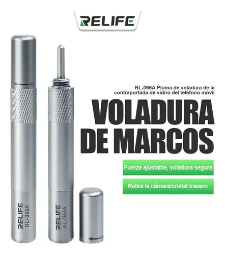 [HRL066A] Pen Punzon para Quitar Tapas Trasera Vidrio iPhone Regulable - RL066A