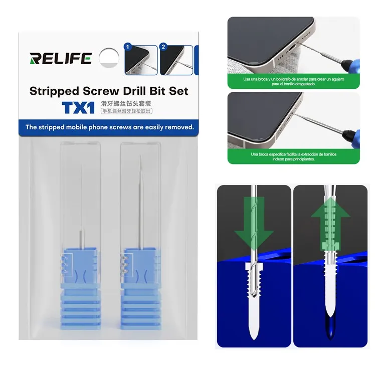 BROCA PARA REMOVER TORNILLOS RELIFE TX1